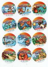 GRATTA E VINCI SUPERENALOTTO SERIE RARISSIMA SEGNI ZODIACALI ADESIVI DIAM.5 CM