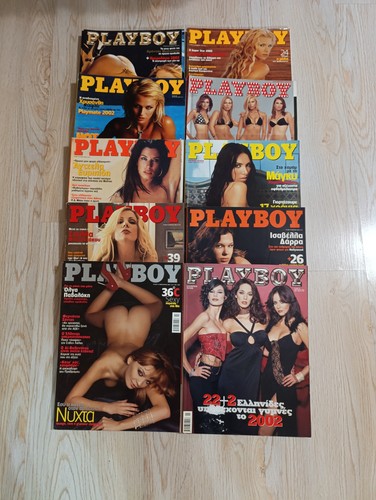 Playboy magazines 2002 greece - playboy,