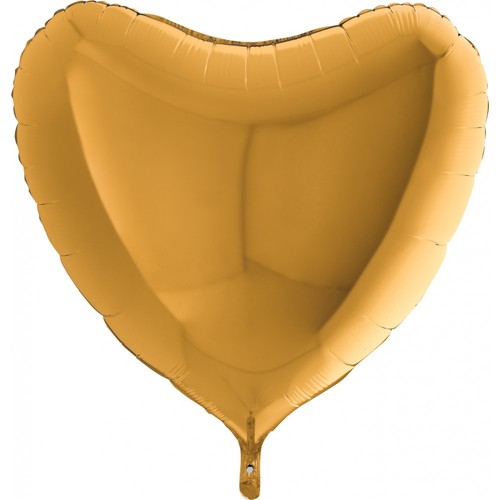 Palloncino pallone cuore oro - pallone,