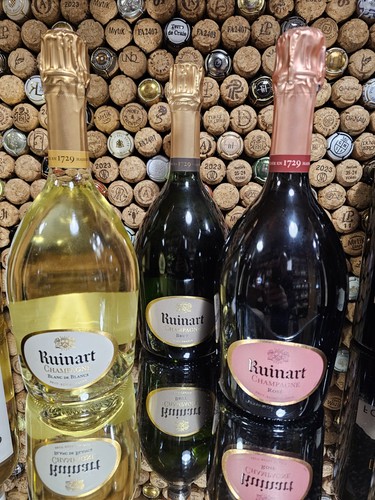 Tris ruinart brut - brut,blanc, de