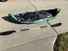 Inflatable kayak with oars - kayak, and