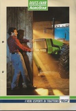 DEUTZ FAHR AGROSTAR TRATTORE CATALOGO PUBBLICITARIO