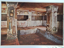 ?  CARTOLINE D'EPOCA necropoli etrusca di cerveteri (caere) tomba dei rilievi