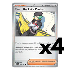 4x Team Rocket's Proton -