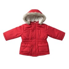 Piumino invernale per bambini Chicco con cappuccio rosso 74