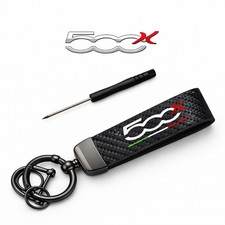 Portachiavi Fiat 500X Fibra di