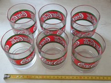 PUBBLICITARIO SET BICCHIERI COCA-COLA VINTAGE COCA COLA VETRO (A)