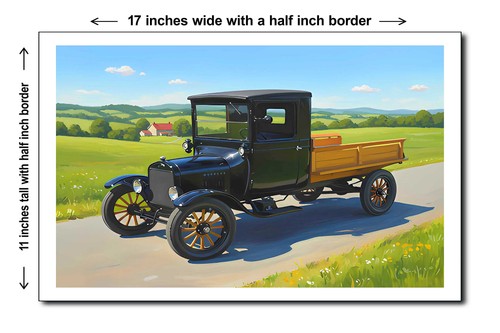 Poster ford 11x17 1927 - poster,
