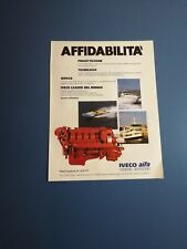 1987 IVECO AIFA DIESEL ENGINES MOTORI MARINI DA 25 A 630 HP VINTAGE AD PUBBLICIT