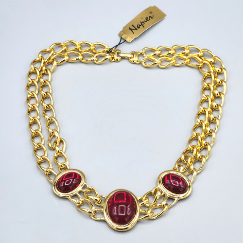 Collana doppia catena - , vintage