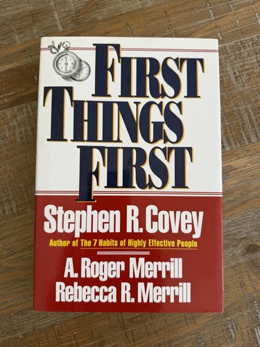 First things a - :,