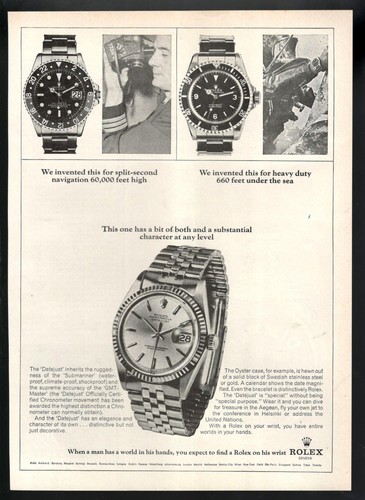 Rolex pubblicità 1966 - pubblicità,