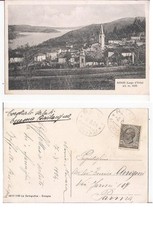 STORIA POSTALE CARTOLINA NONIO LAGO D'ORTA FP