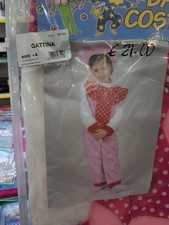 Costume Carnevale Gattina Rosa