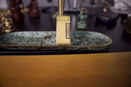 Dunhill accendino placcato - dunhill,