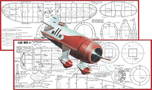Modellino aereo plans - plans, (ff)