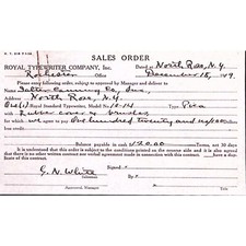 1919 ROYAL TYPEWRITER COMPANY