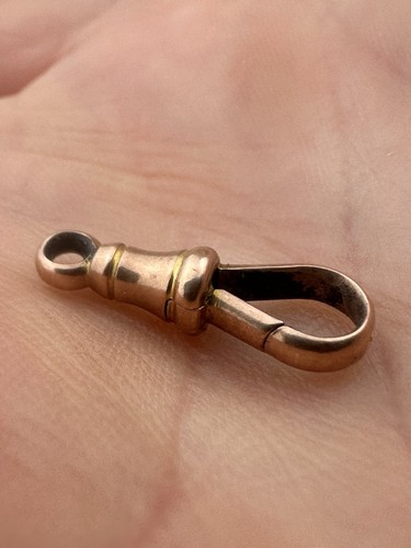 Antica clip cane oro - oro, per