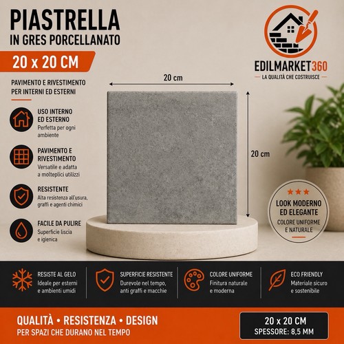 1mq piastrelle 20x20 - piastrelle,