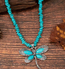 Turquoise Dragonfly With