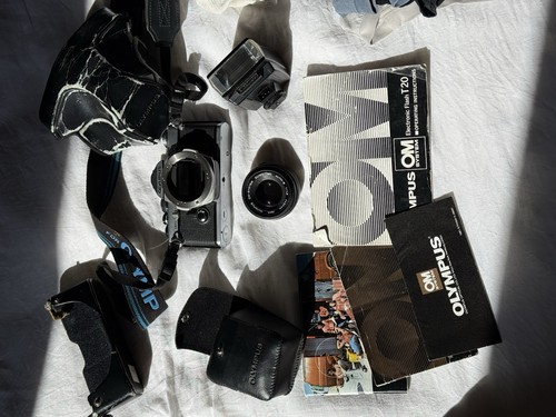 Olympus om2n reflex argento - om2n,