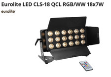 Eurolite LED CLS-18 QCL 18x7W - Proiettore LED con miscelazione colori RGB/WW