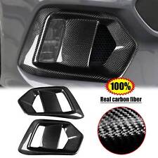 2X Telaio Fendinebbia Anteriore Auto Vera Fibra di Carbonio per Ford Focus RS 2016-2018