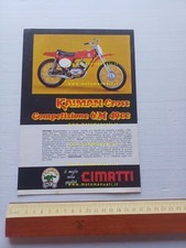 Cimatti Kaiman 49 Cross Competizione 6M 1970 depliant italiano originale