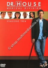 DR. DOTTOR HOUSE STAGIONE 3 - COFANETTO 6 DVD PRIMA EDIZONE BOX CARTONATO NUOVO