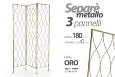 SEPARE' IN METALLO COLORE ORO