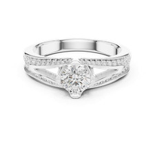 Anello proposta corona alta - , 1
