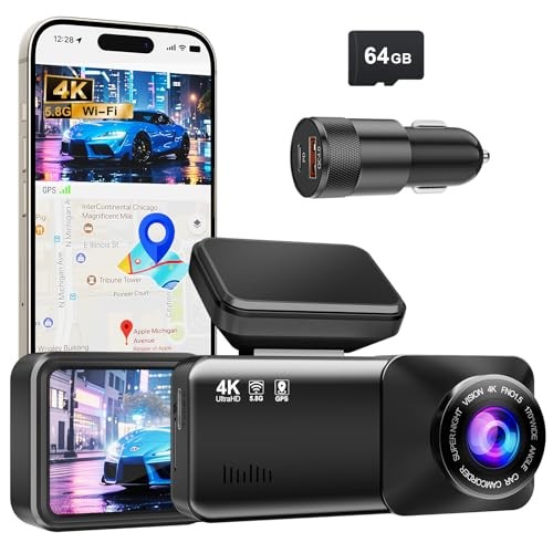 Estbuc dash camera per - estbuc, 4k