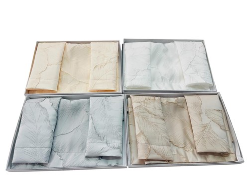 Tris centrini raso jacquard - centrini,