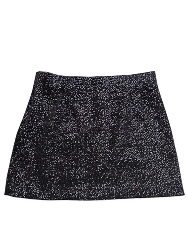 Minigonna zara nera con - minigonna,