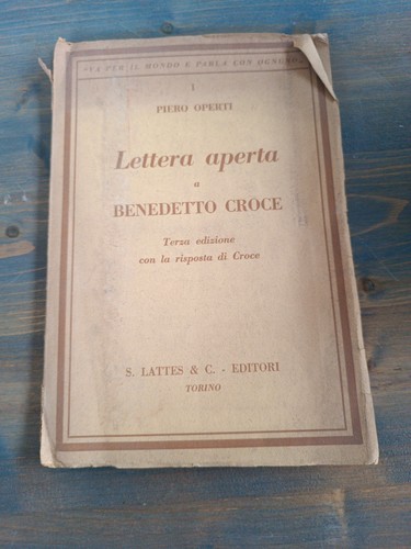Lettera aperta benedetto - aperta, a