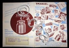 Brochure Emanuel Verniciatura spruzzo Compressori 1940