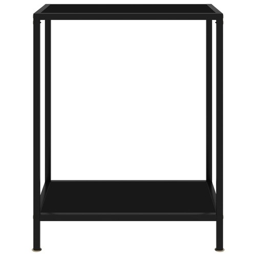 Tavolo consolle nero 60x35x75 - consolle,