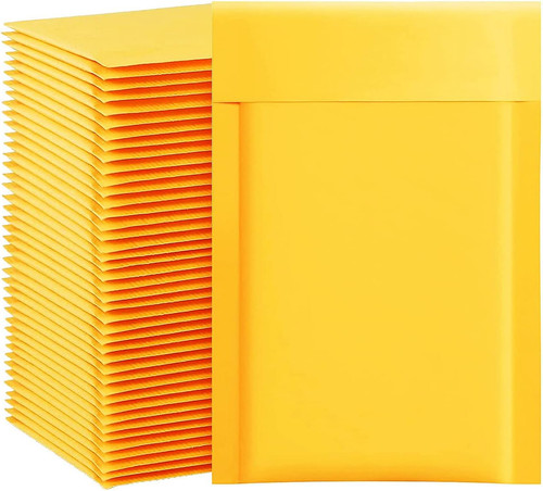 100 pack kraft bubble - kraft, mailers