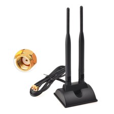 Antenna SMA Dual RP per scheda di rete PCI-E WiFi router wireless USB WiFi hotspot