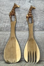 2 Pinze per insalata in legno