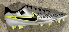 Tacchetto calcio Cristiano Ronaldo autografato firmato Nike Al-Nassr con certificato di autenticità