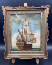 Quadro Veliero nave barca a