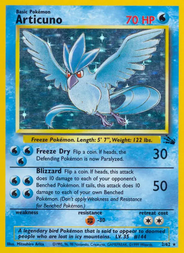 Articuno pokemon - -, 2/62