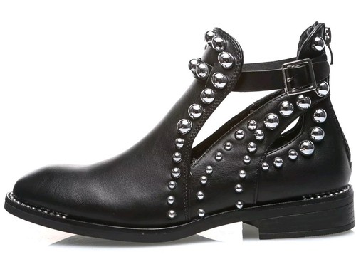 Stivaletto tronchetto nero - stivaletto,