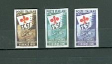 BR0289 ITALIA REP. N.661/3 GIOCHI GINNICI NON DENTELLATI   MNH **