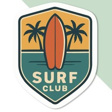 Adesivi decalcomania 'Surf
