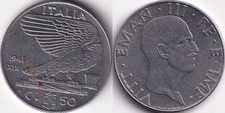 50 Centesimi 1941 R Italie