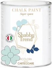 CHALK PAINT Pittura Shabby Chic Vintage Mobili Extra Opaca AZZURRO OCCITANIA 