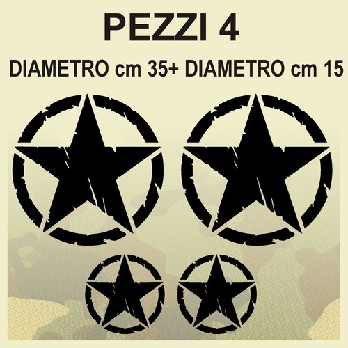 Adesivi stella militare - 4,