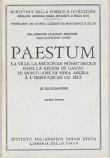 PAESTUM. La ville, la nécropole préhistorique, Pellegrino Claudio Sestieri